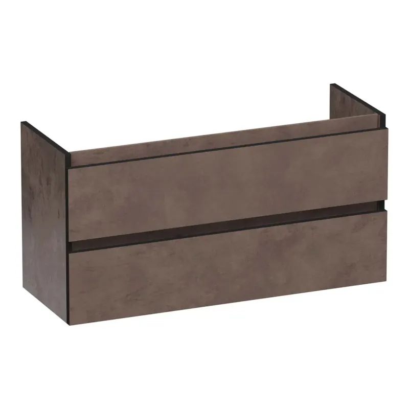Beperkte Voorraad Brauer Joy Edge onderkast ondiep 100cm met 2 softclose lades erosion
