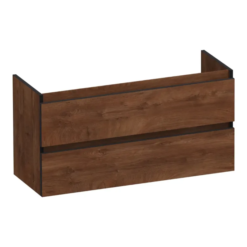 Betrouwbaar Brauer Joy Edge onderkast ondiep 100cm met 2 softclose lades forest cacao