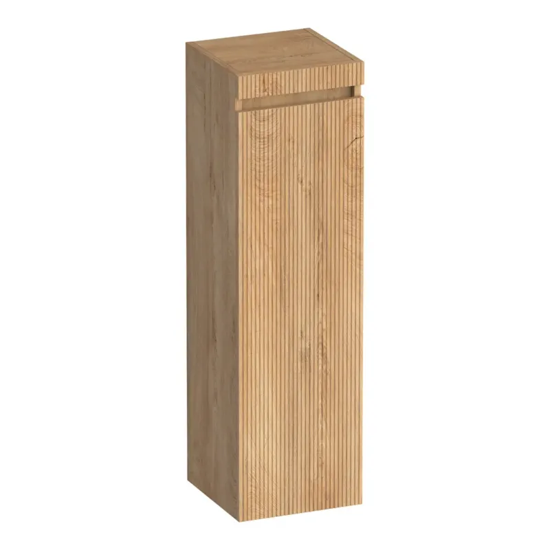 Superprijs Brauer Joy Wavy kolomkast ribbelfront 120cm rechtsdraaiend forest tan