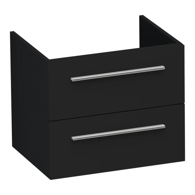 Alleen Vandaag Brauer Trust onderkast 60cm met 2 softclose lades zwart mat