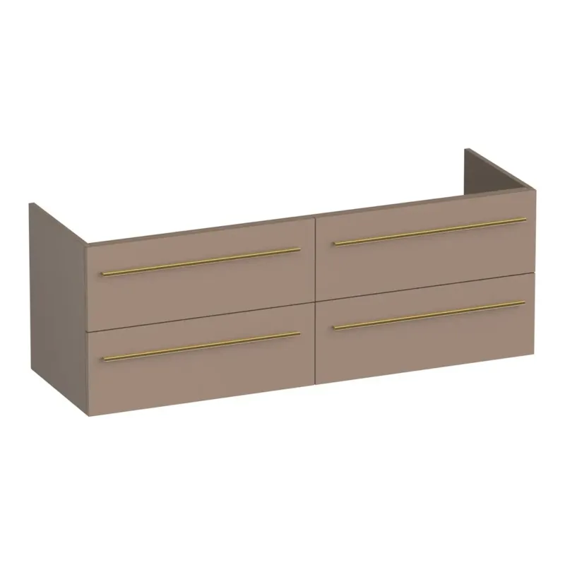 Bestseller Brauer Trust onderkast 140cm met 4 softclose lades mokka mat