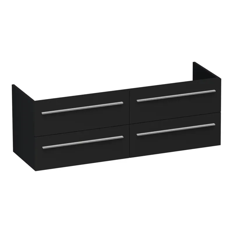 Brauer Trust onderkast 140cm met 4 softclose lades zwart mat Gereduceerde Prijs