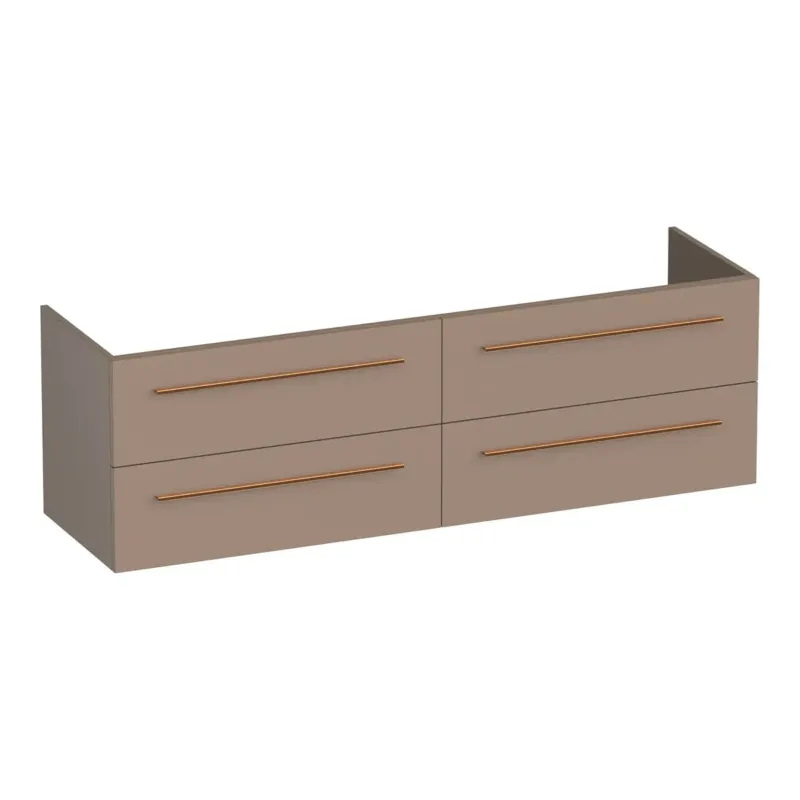 Betrouwbaar Brauer Trust onderkast 160cm met 4 softclose lades mokka mat
