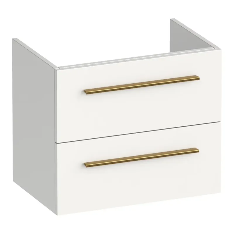 Alleen Vandaag Brauer Trust onderkast ondiep 60cm met 2 softclose lades wit mat