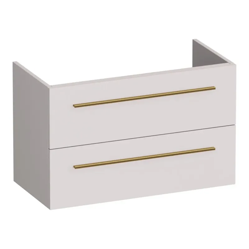Snelle Levering Brauer Trust onderkast ondiep 80cm met 2 softclose lades zand mat