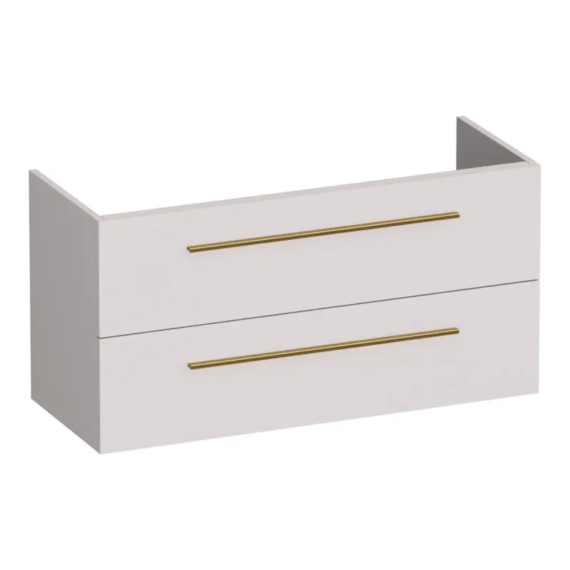 Betrouwbaar Brauer Trust onderkast ondiep 100cm met 2 softclose lades zand mat