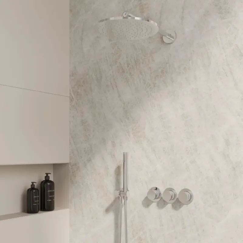 Best Design Chrome M-250 inbouw regendoucheset chroom Gratis Retour