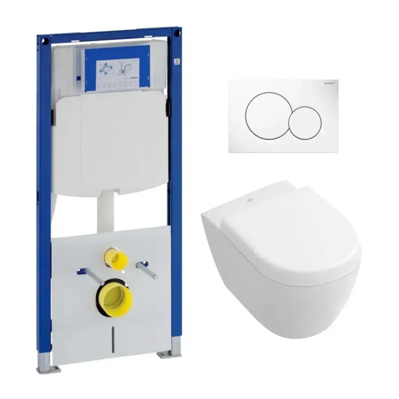 Geberit UP320 toiletset met Villeroy & Boch Subway 2.0 compact DirectFlush met softclose zitting Seizoensaanbieding