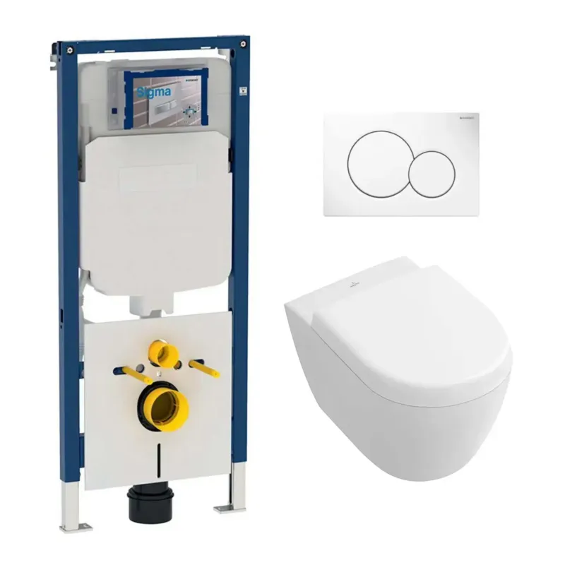 Geberit UP720 toiletset met Villeroy & Boch Subway 2.0 compact DirectFlush met softclose zitting Aanbieding