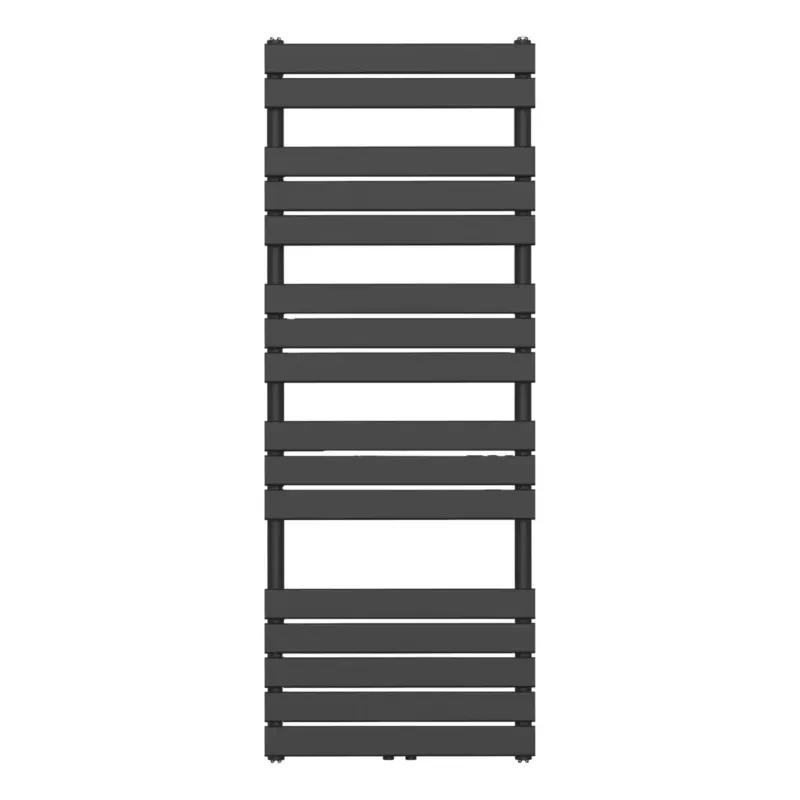 Hete Deal Sanigoods Calgary handdoekradiator 60x160cm 908W zwart mat