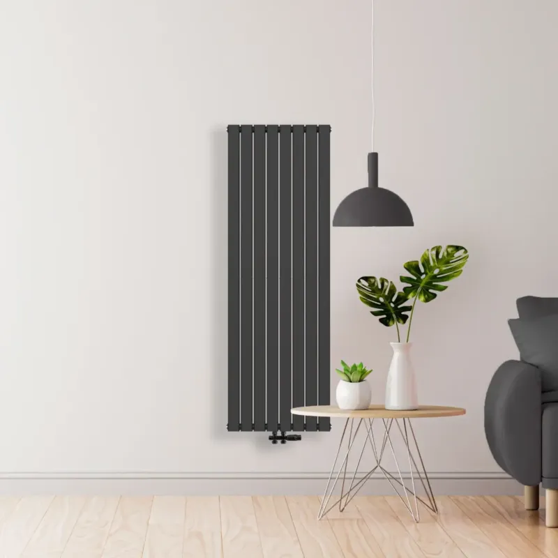 Hete Deal Sanigoods Winnipeg verticale radiator 60x180cm 2164W zwart mat