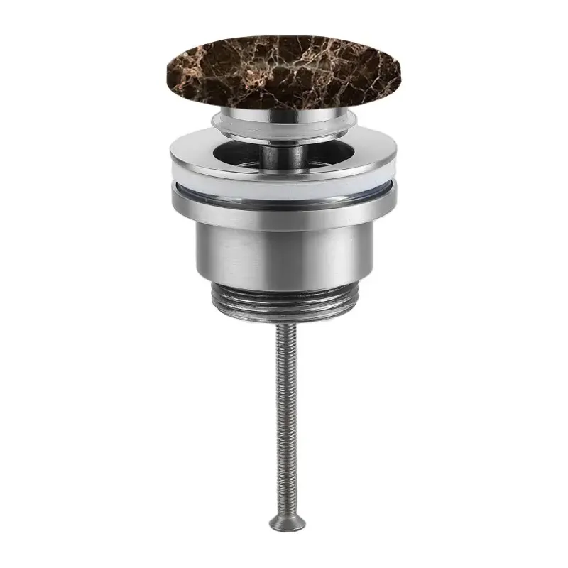 Betrouwbaar Saniclear Dark Emperador afvoerplug