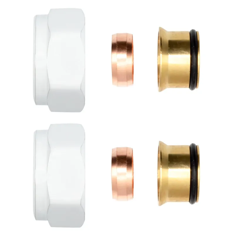 Sanigoods knelkoppelingen 15mm wit - set van 2 Merkproduct
