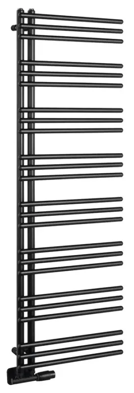 Direct Verzonden Aqualine Poseidon handdoekradiator 45x154cm 513W mat zwart