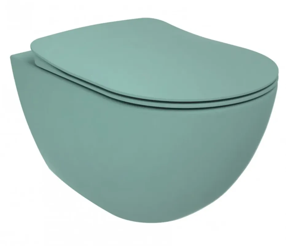 Sanigoods Alpha hangend toilet nijlgroen Exclusieve Aanbieding