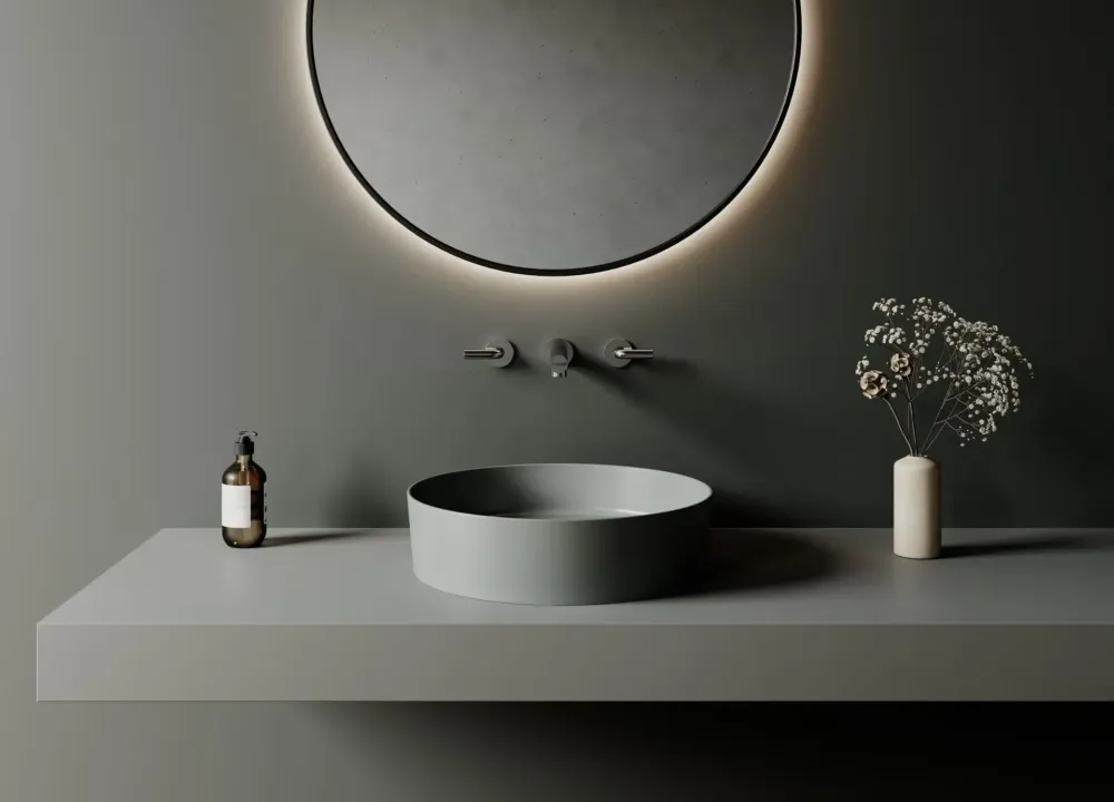 Sanigoods Alpha waskom 45cm grijs Uitverkoop