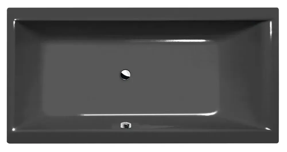 Polysan Cleo ligbad 180x90x48cm donkergrijs Weekendaanbieding