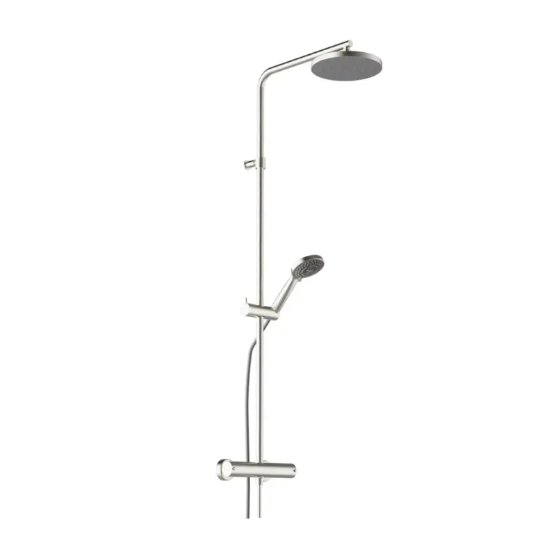 Aanbieding Plieger New Way opbouw regendouche compleet 25cm chroom geborsteld