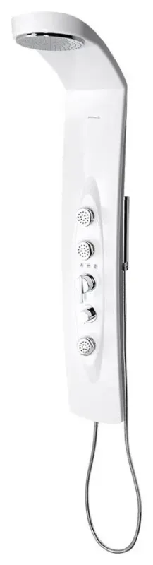 Korting Polysan Mola douchepaneel 130x21cm wit