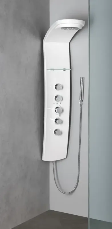 Polysan Luk douchepaneel 130x25cm wit Populair