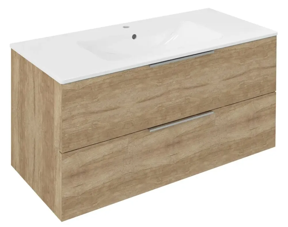 Alleen Vandaag Sapho Cirasa wastafel onderkast 100x46x52cm eiken