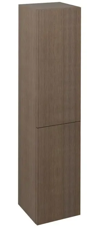 Populair Sapho Espace kolomkast met 2 deuren 35x32x175cm donkerbruin eiken