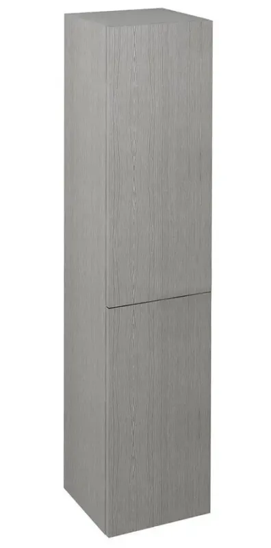 Sapho Espace kolomkast met 2 deuren 35x32x175cm grijs eiken Weekendaanbieding