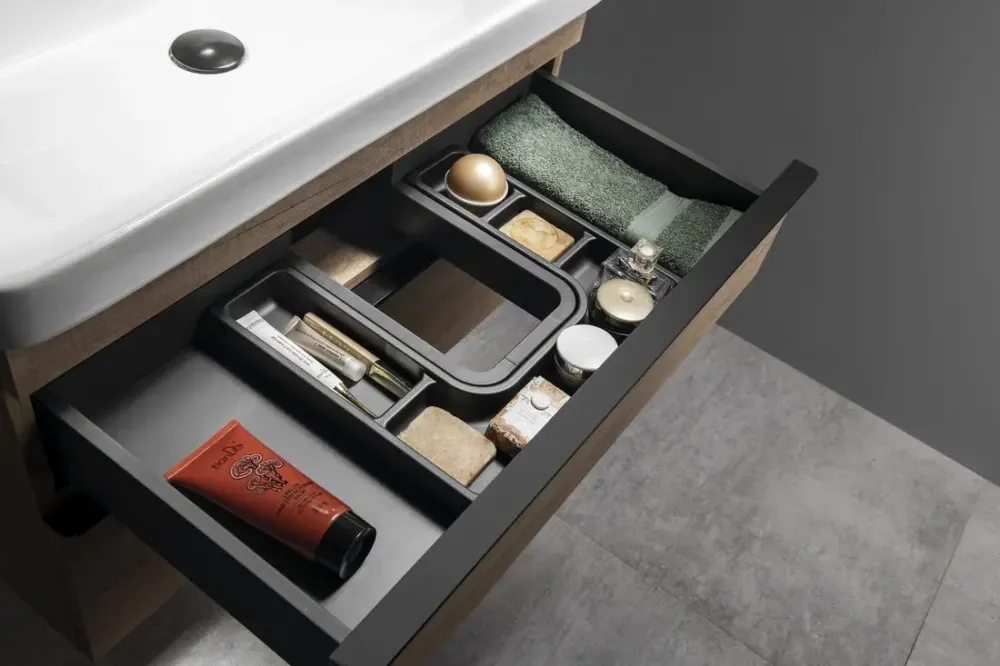 Populair Sapho Lindo U-organizer om uitsparing 37x32cm antraciet