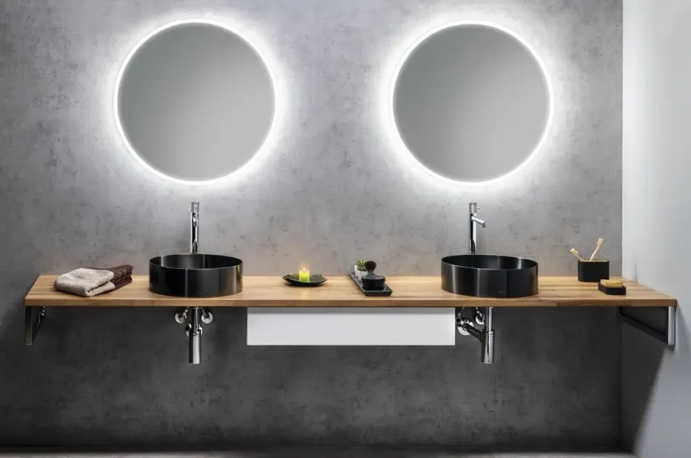 Sapho Viso ronde spiegel met verlichting 70cm Meest Verkocht