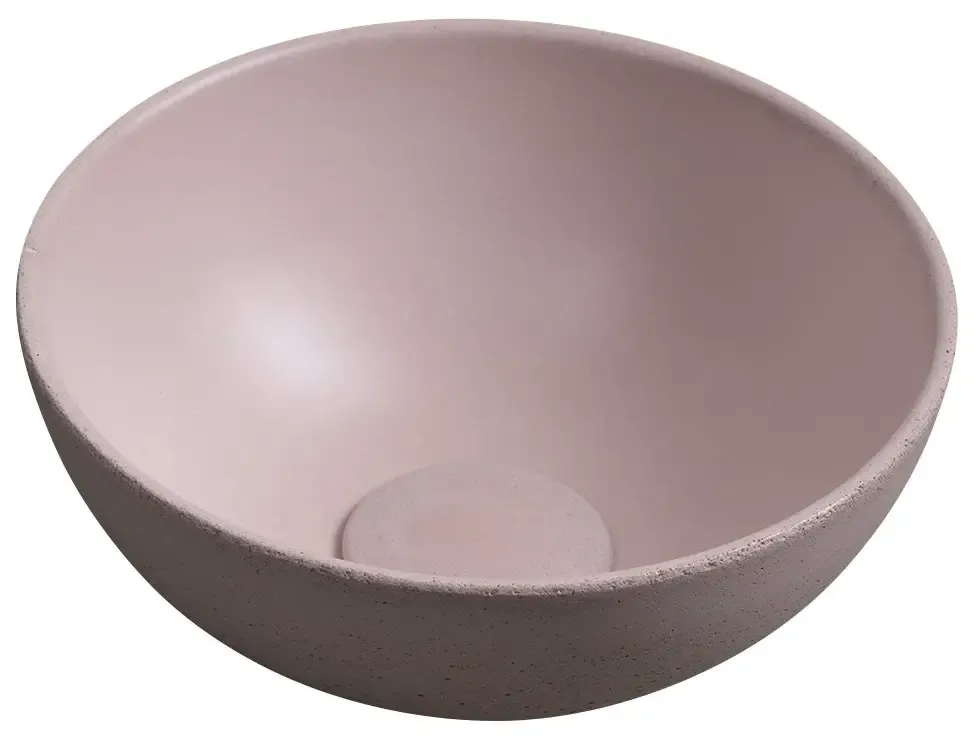 Nieuw Sapho Minor toilet waskom beton 26cm roze