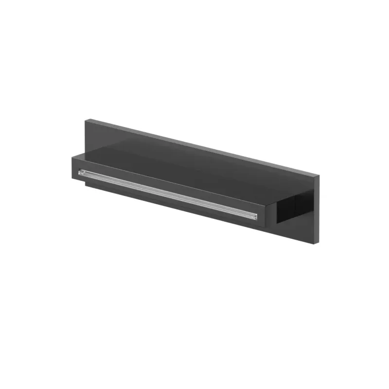 Hotbath Mate M161 waterval uitloop zwart gepolijst PVD Finale Uitverkoop