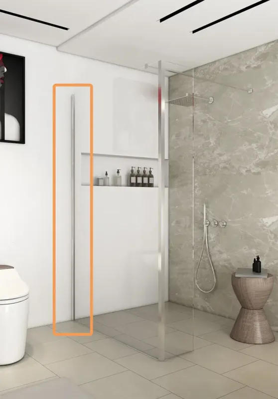 Saniclear Redro Talpa muurprofiel chroom Koop Online