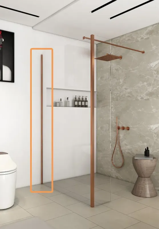 Saniclear Redro Copper muurprofiel geborsteld koper Lage Prijs