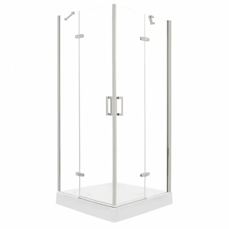 Lage Kosten Kerra Flow complete douchecabine 90x90 chroom
