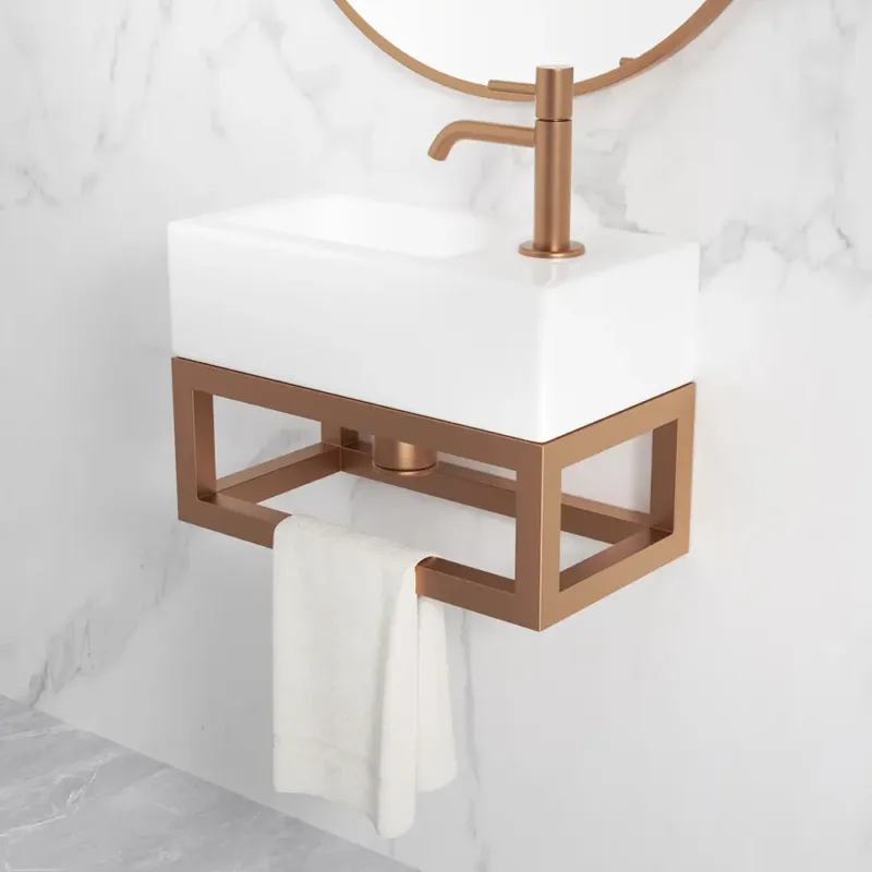 Speciale Aanbieding Mueller Bronzo frame voor fontein 40x22cm brons geborsteld