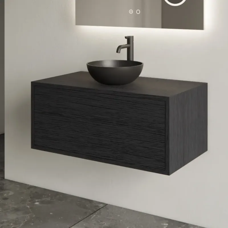 Must-Have Gliss Design Joa badmeubel 70cm black veneer