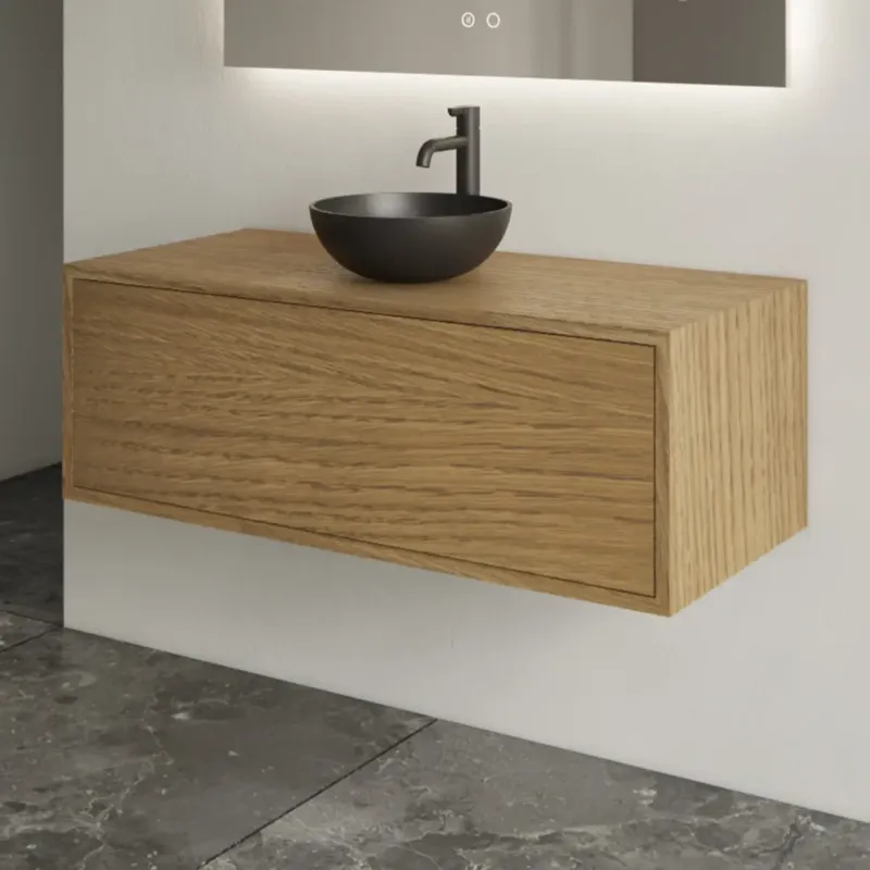 Beperkt Aanbod Gliss Design Joa badmeubel 100cm castle brown