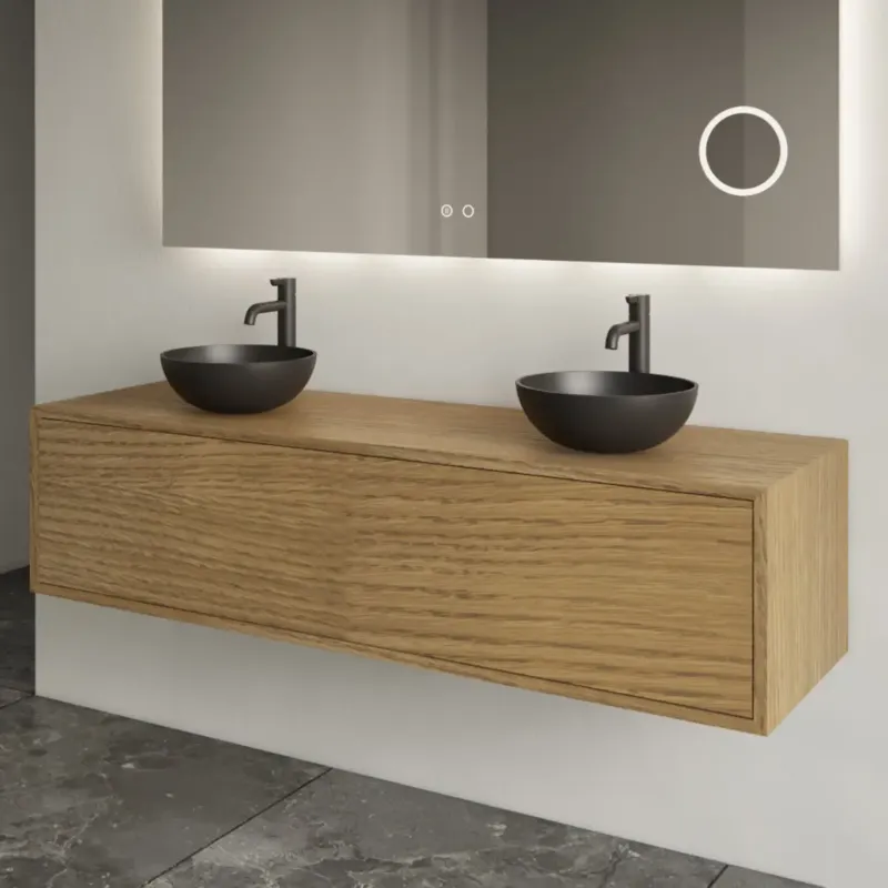 Laatste Kans Gliss Design Joa badmeubel 140cm castle brown