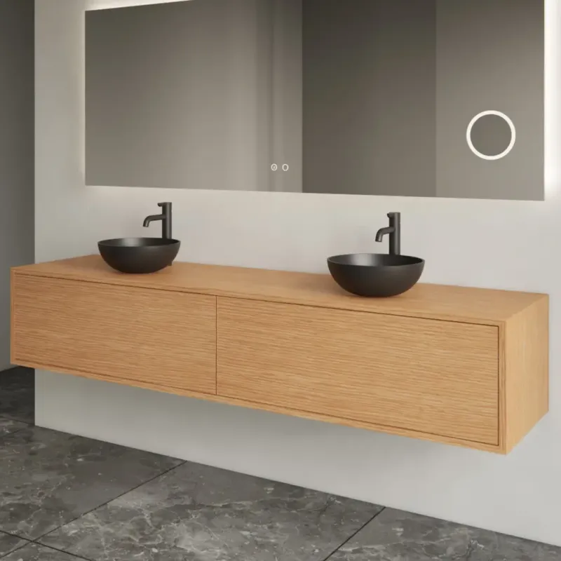 Gliss Design Joa badmeubel met 2 lades 180cm pure Koop Vandaag