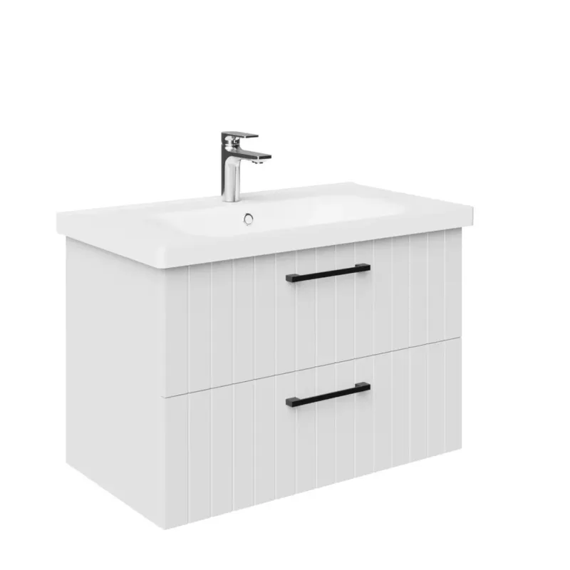 Bestseller SaniGoods Rangi onderkast 80cm met 2 lades wit