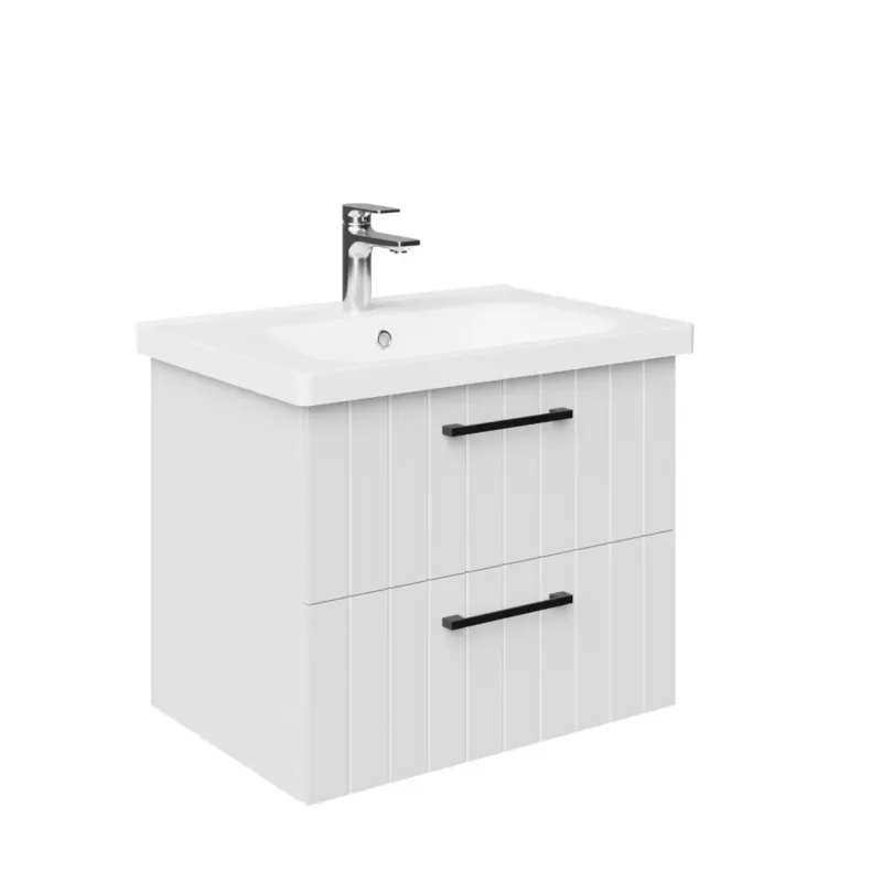 Veilige Betaling SaniGoods Rangi onderkast 60cm met 2 lades wit