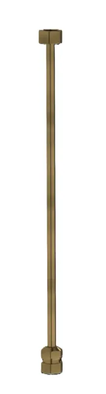 Seizoensaanbieding Plieger Roma aansluitstang 40cm messing geborsteld
