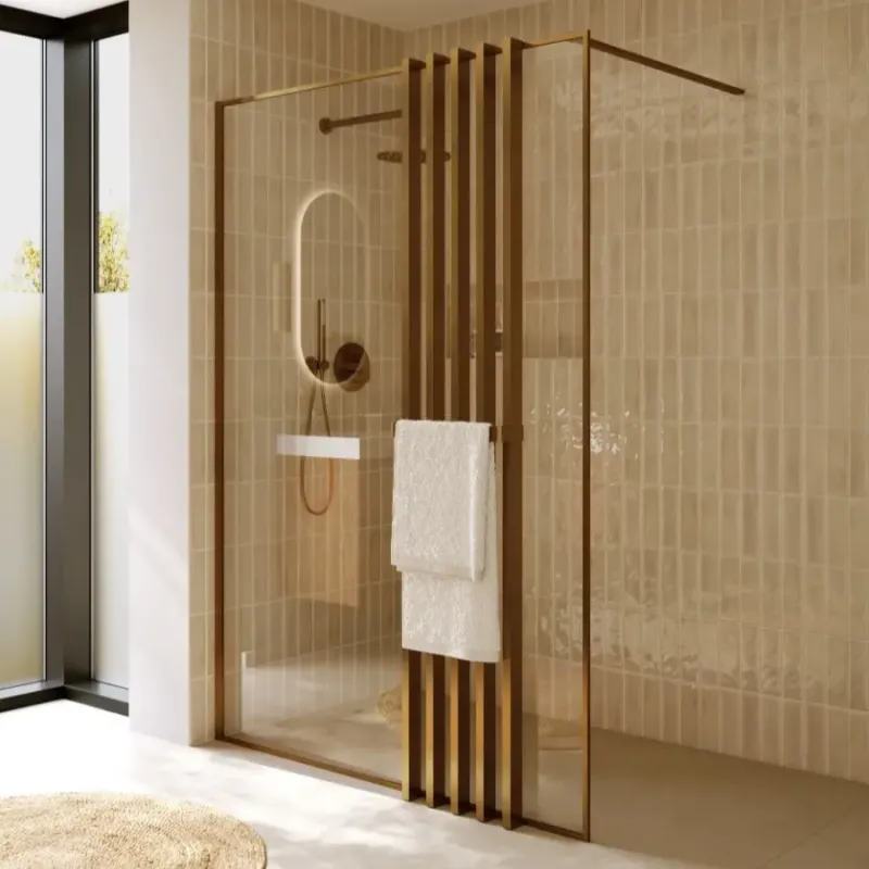 Riho Define inloopdouche met decopaneel 140x200cm koper mat Superprijs