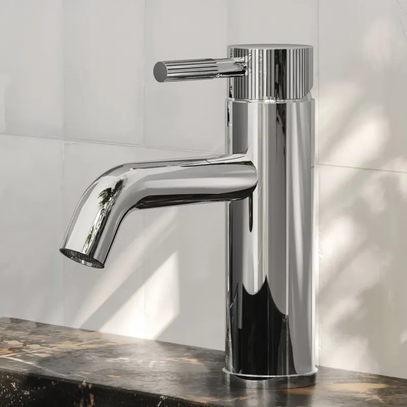 Saniclear Plus Stripes wastafelkraan chroom Aanbieding
