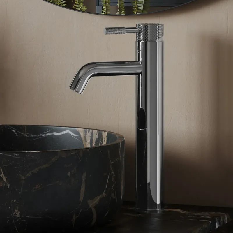 Saniclear Plus Curved hoge wastafelkraan chroom Goedkoop