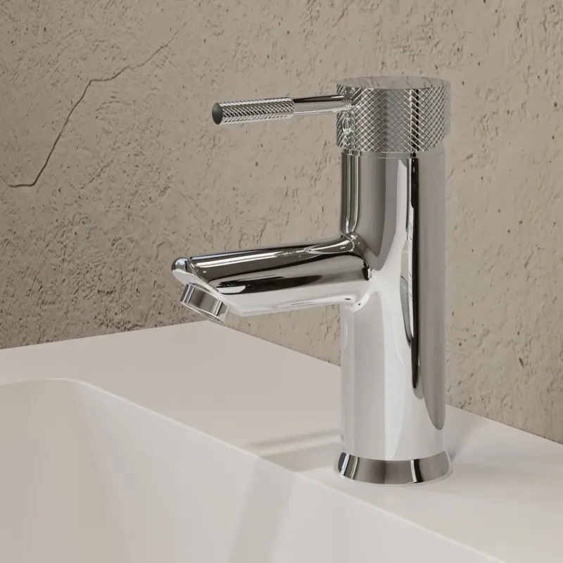 Saniclear Talpa Curved wastafelkraan chroom Hoge Kwaliteit