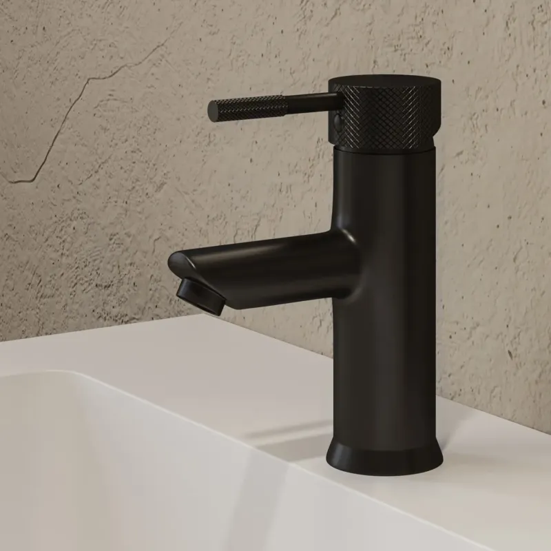 Saniclear Nero Curved wastafelkraan zwart mat Superprijs