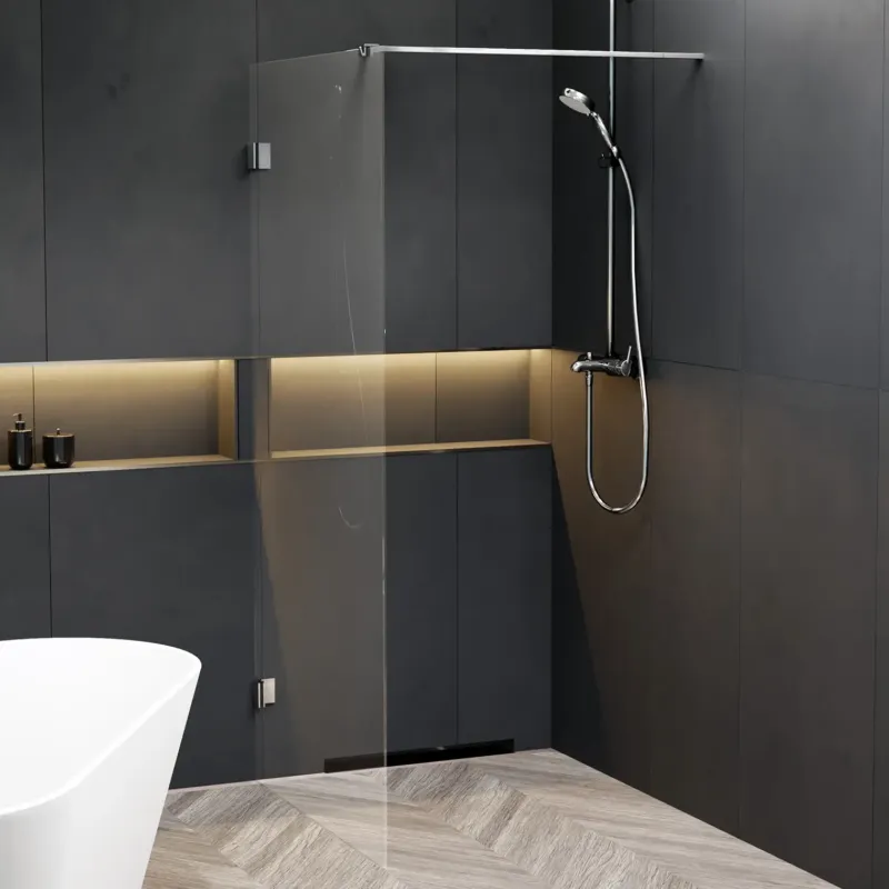 Direct Beschikbaar Riho Scandic X400 inloopdouche 75cm chroom