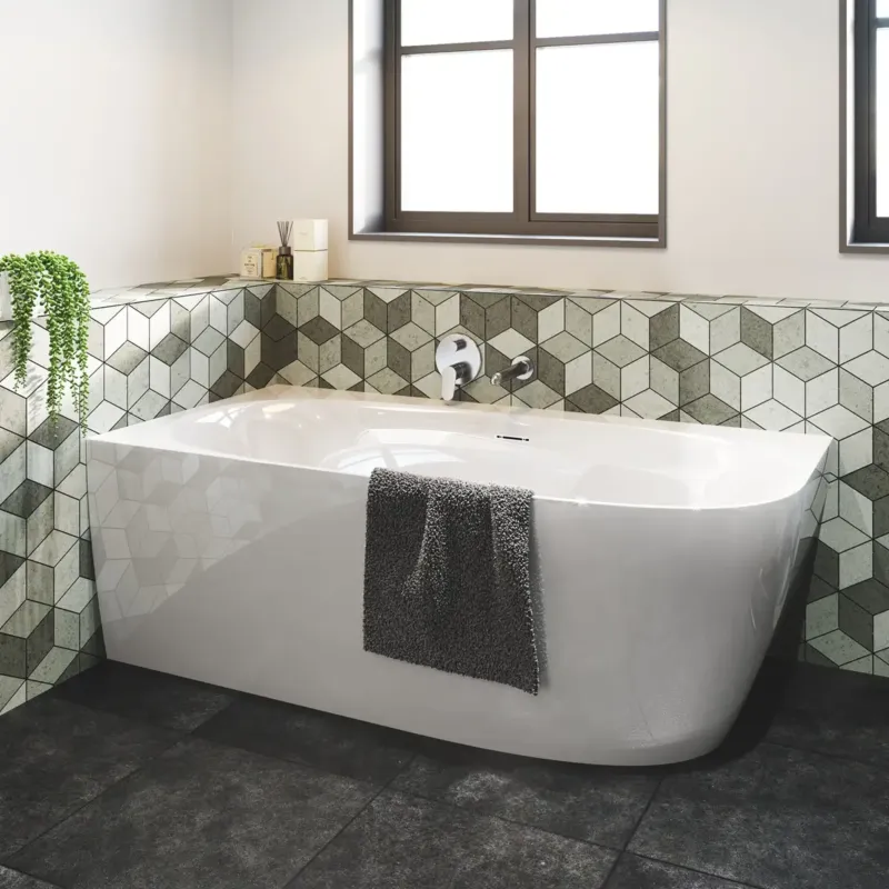 Nu Kopen Sanigoods Masala hoekbad rechts 170x80cm wit glans