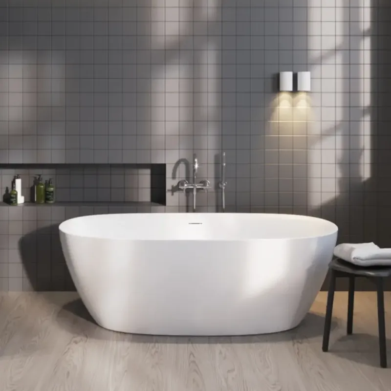 Sanigoods Trapani vrijstaand bad 170x80cm wit mat Tijdelijk Beschikbaar